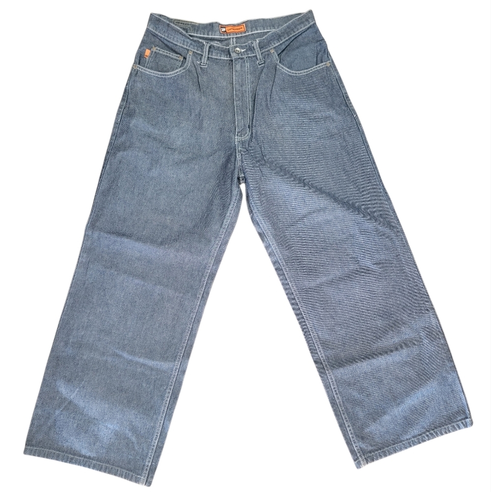 Penshoppe Denim Wide Leg Jeans